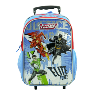 ست 6 در 1 کوله پشتی چرخدار 40 سانتی Justice League مدل Rainbow Max - Backpack - Trolly Bag - Promotion Items 6 in 1 - Justice League _کیف مدرسه